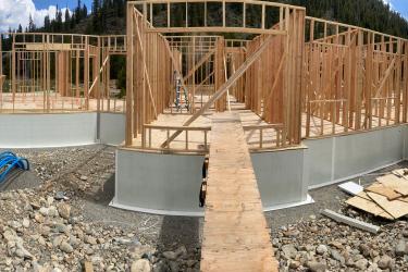 Fiberglass Foundation and Framing